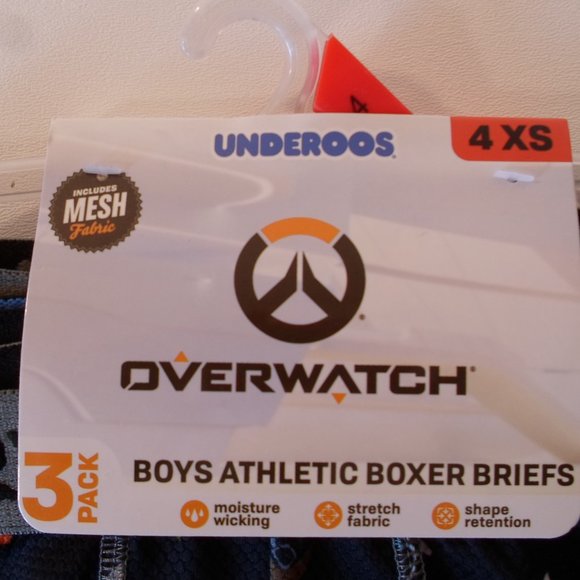 3 Pack Boys Overwatch Superhero Boxer Brief Underwear Underoos in multiple sizes - Picture 3 of 8